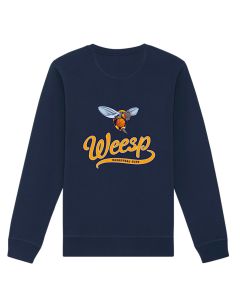 Ronde hals sweater Basketbal Club Weesp Navy